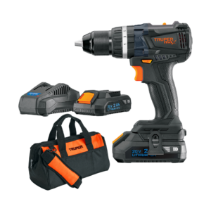 TALADRO PERCUTOR RECARGABLE TRUPER MAX SIN CARBONES 20V DE 1/2 (101453)