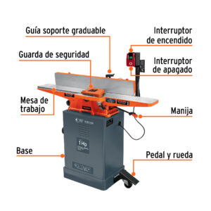 CANTEADORA TRUPER DE 6“ 750W. DE 1 HP (16282)