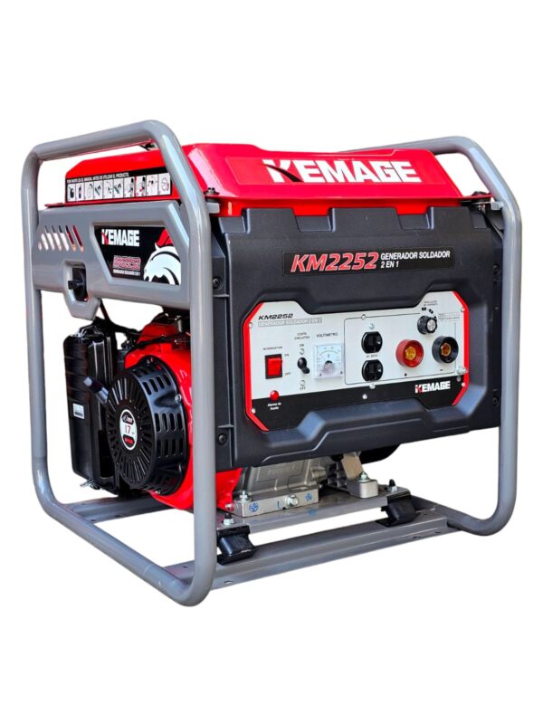 GENERADOR SOLDADOR KEMAGE 2EN 1 DE 2500W. AC120V. KM-2252 (89147)