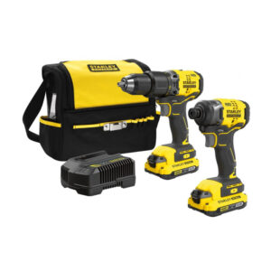COMBO TALADRO Y ATORNILLADOR STANLEY 20V SIN CARBONES (89069)