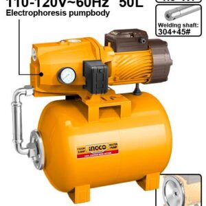 BOMBA HIDRONEUMATICA INGCO 50 LTS 1500W. DE 2.0 HP (89622)