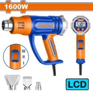 PISTOLA DE CALOR WADFOW DE 1600W. DIGITAL 110V. UWHG1530 (89380)